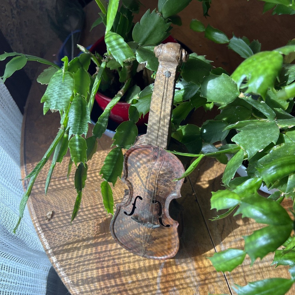 Vintage Collectible Miniature Violin String Instrument