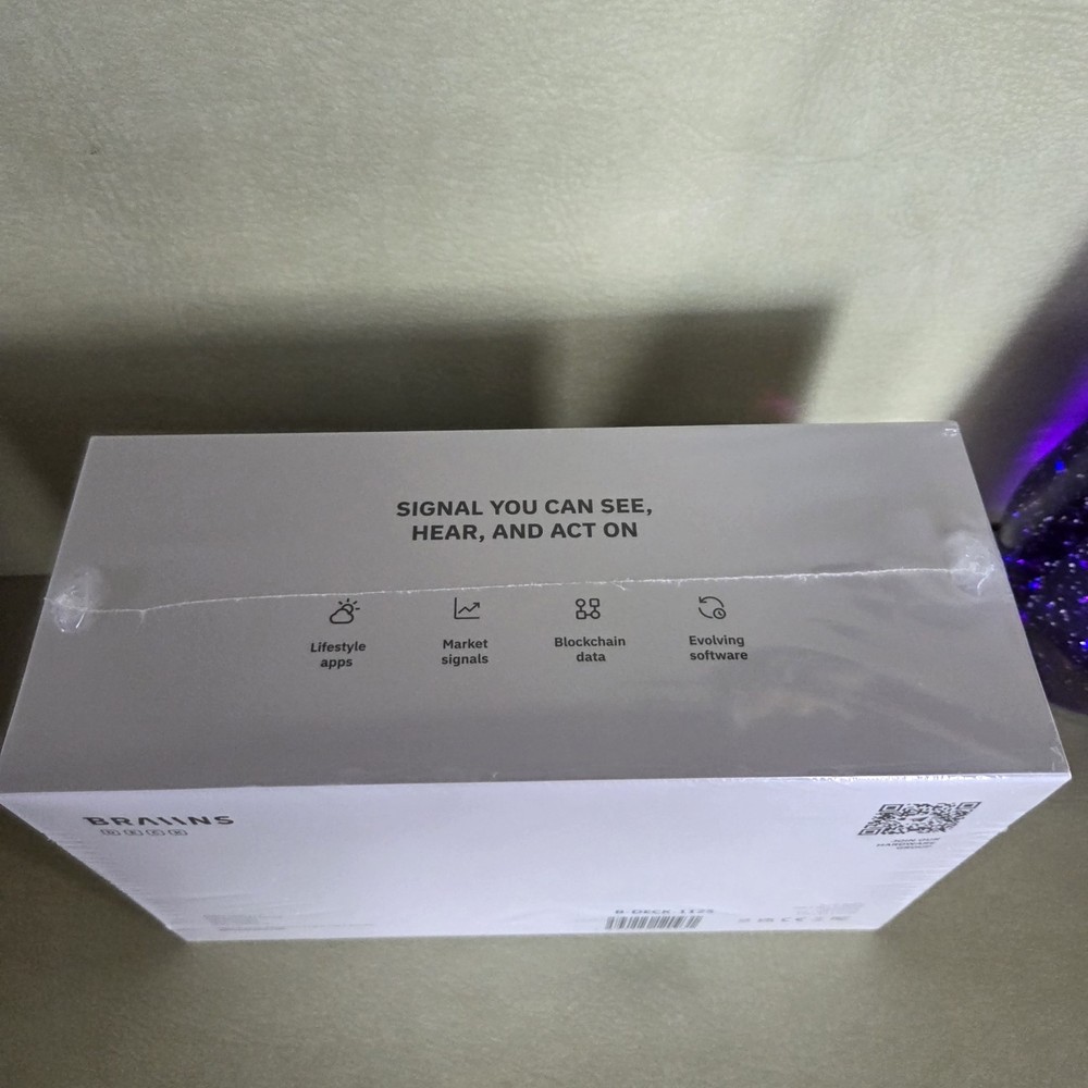 Braiins Deck Miner Clock Bitcoin Market