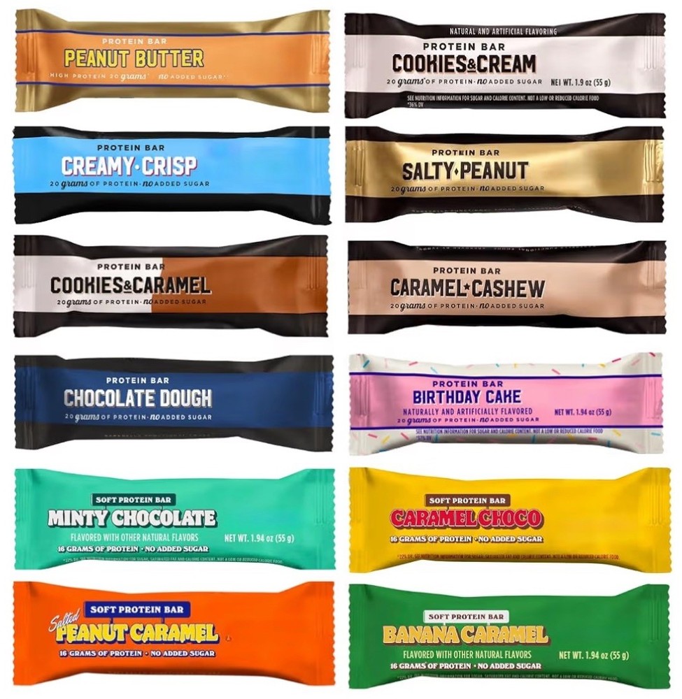 (20 Bars) Barebells Premium Protein Bars - Variety Pack ($60 Value!)