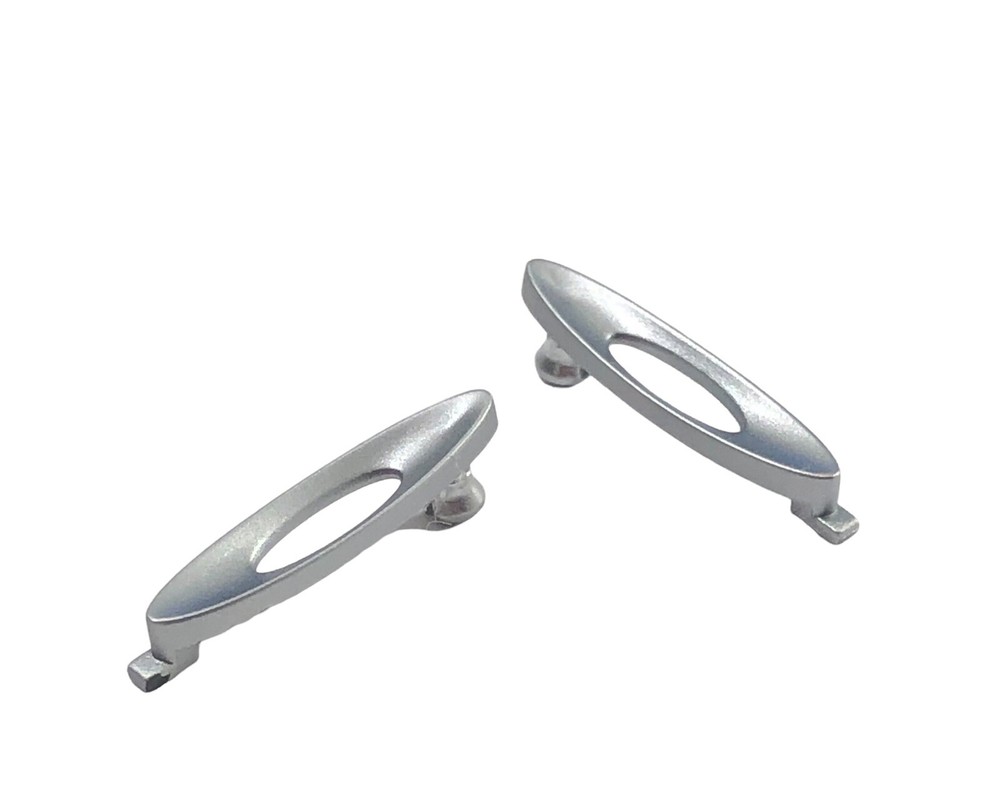 Oakley Split Shot OO9416 Silver Matte Replacement Logo Icon Trim Genuine