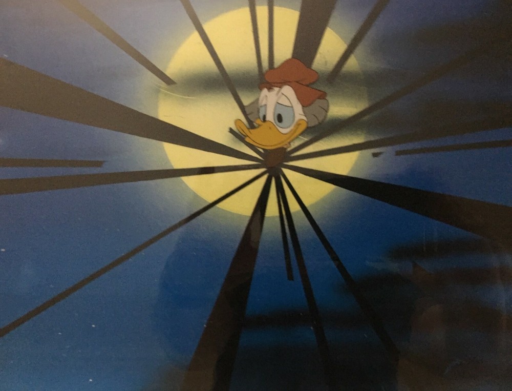 Framed Disney DONALD DUCK - ORIGINAL PRODUCTION CEL