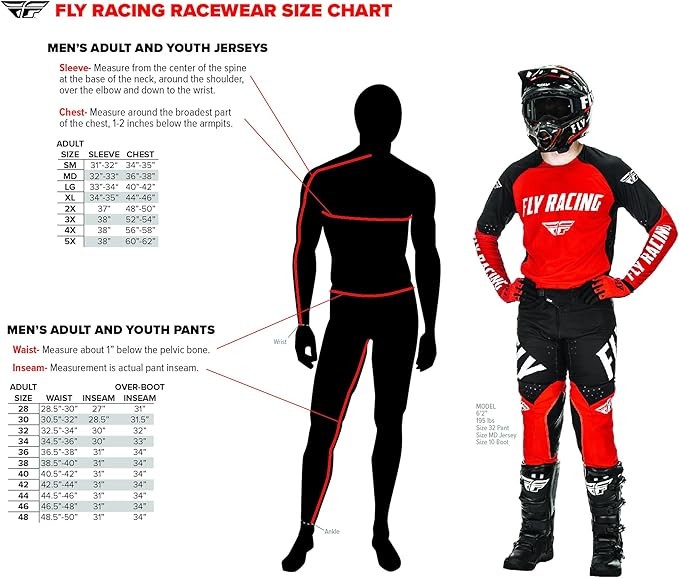 FLY Racing Men's Evolution DST Jersey (Red/White/Black, Medium)