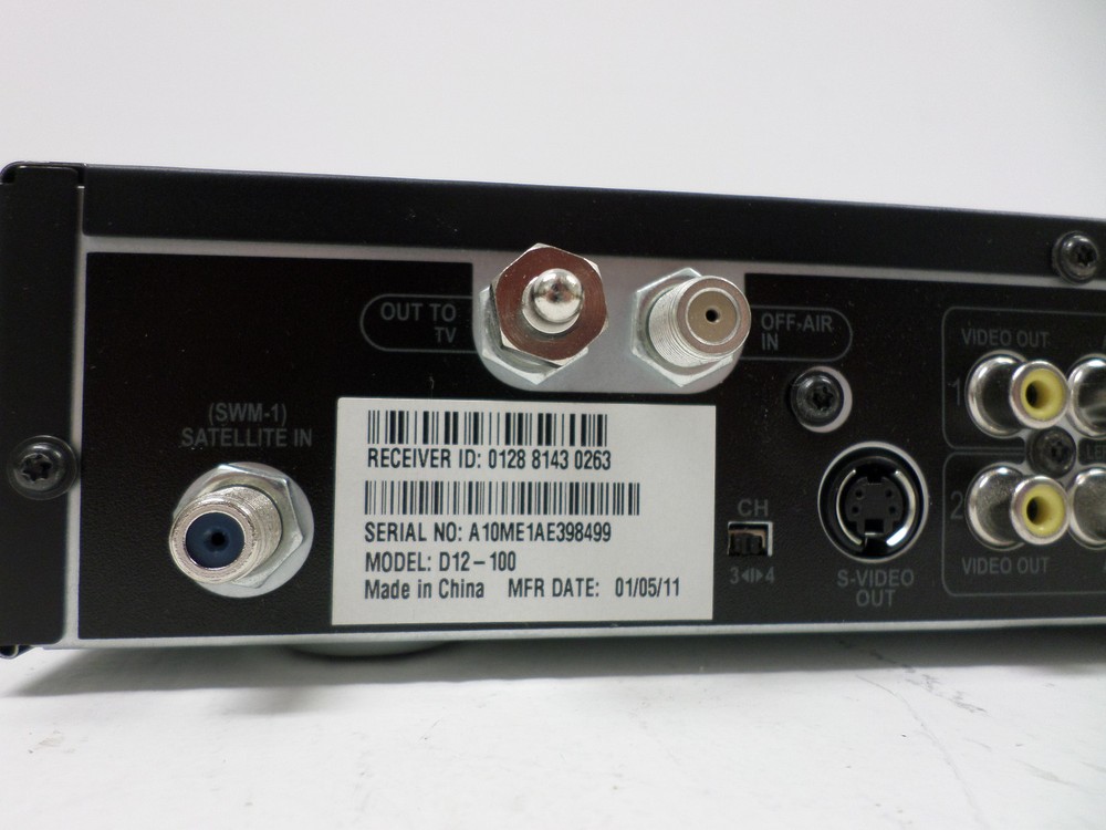 DirecTV Digital Television Multi-Satellite Receiver Box D12-100