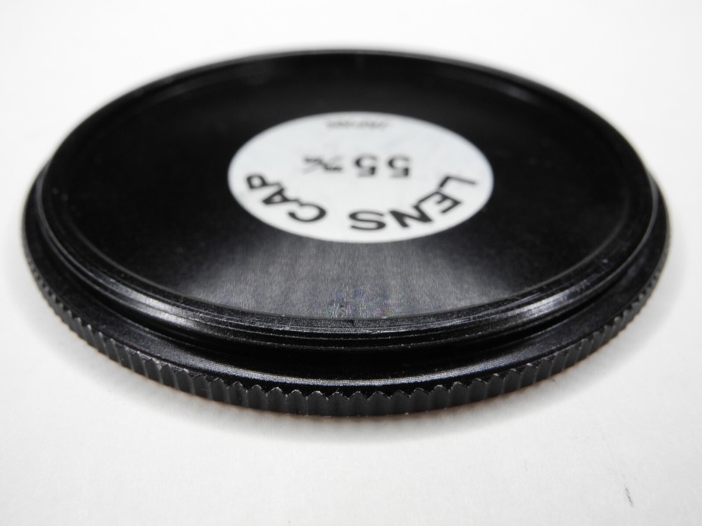 55mm Metal Screw In Front Camera Lens Cap