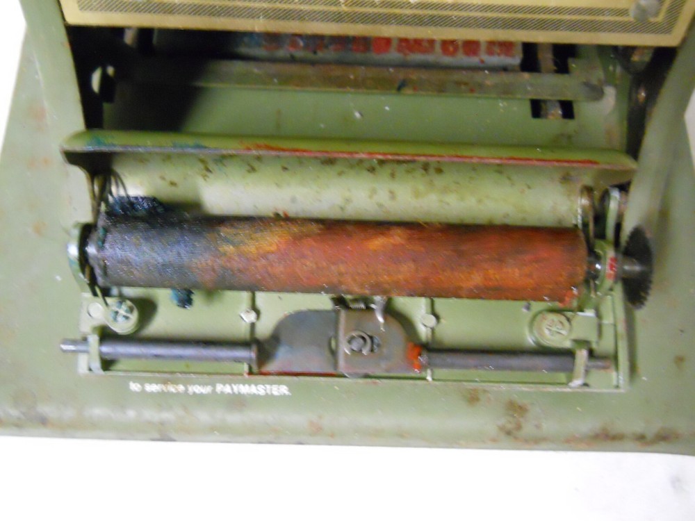 Vintage Paymaster Series X-2000 Check Writer Embosser Machine