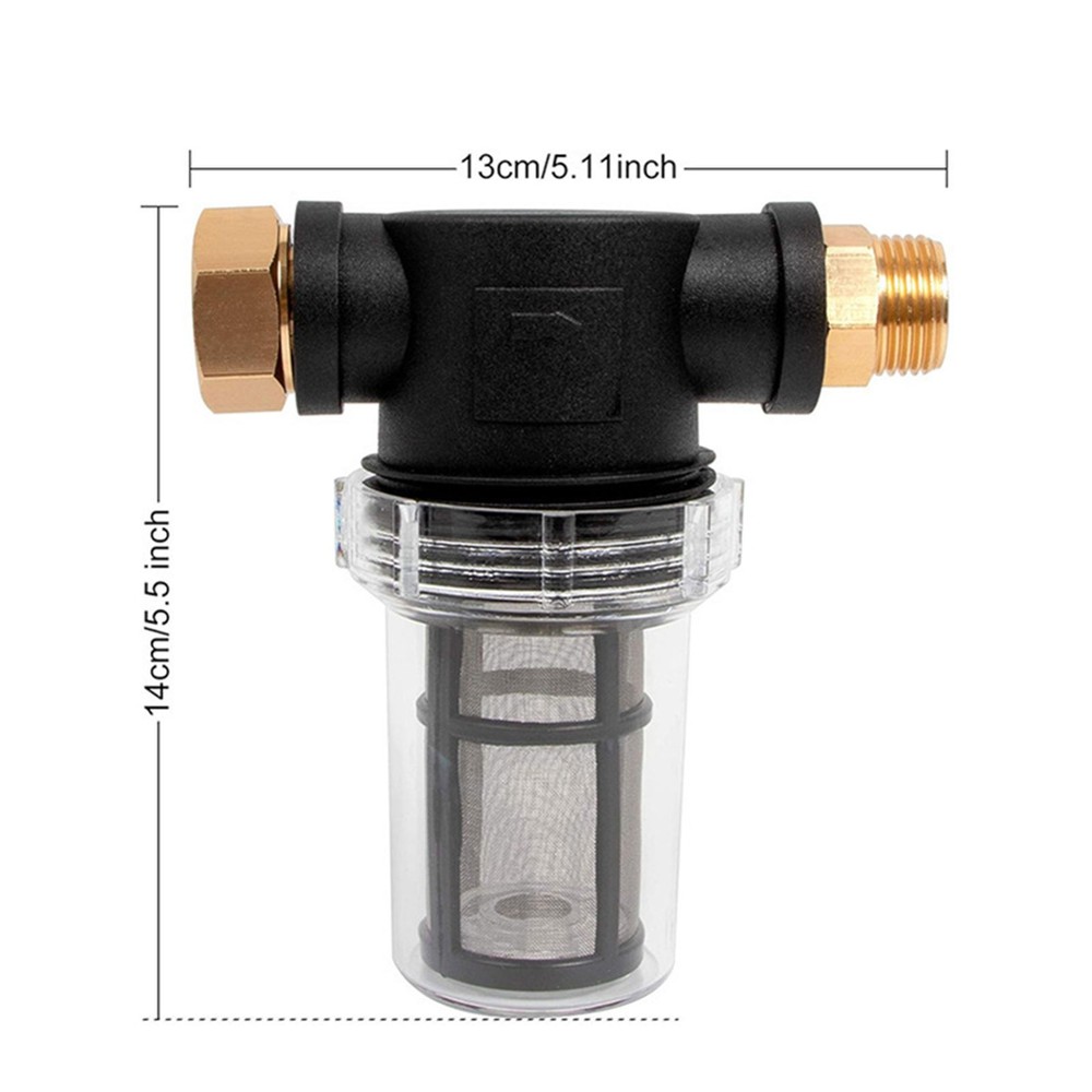 Pressure Washer Pump Protector 80 PSI Max Replaceable Mesh Screen Debris Filter