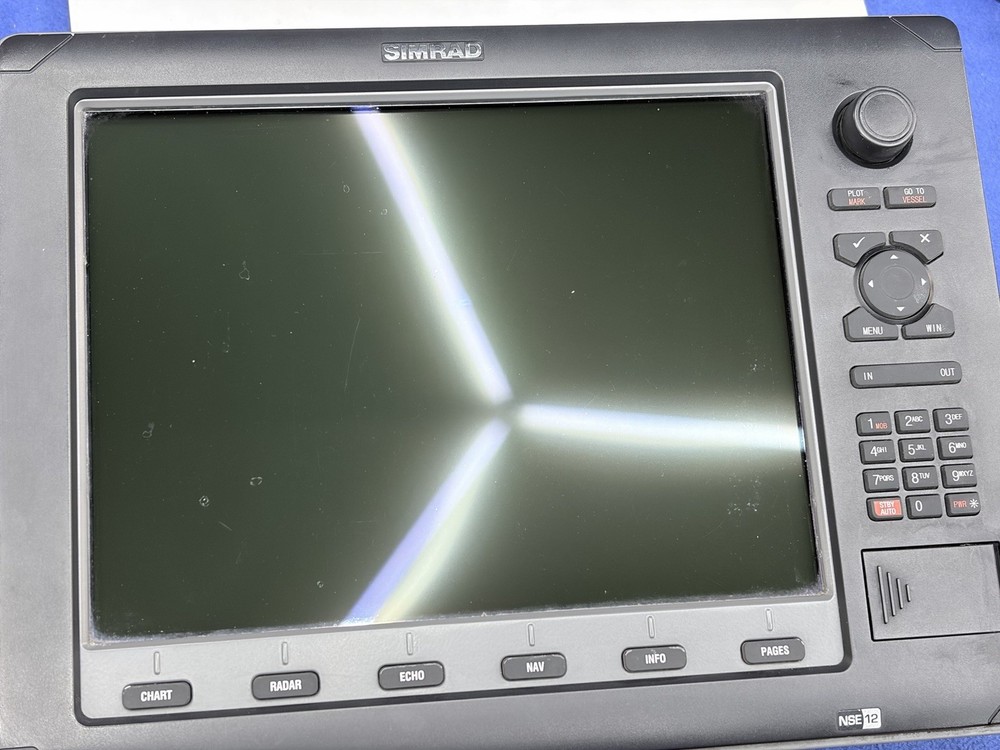 Simrad NSE 12 GPS Chartplotter Multifunction Display W/ Cover - See Description