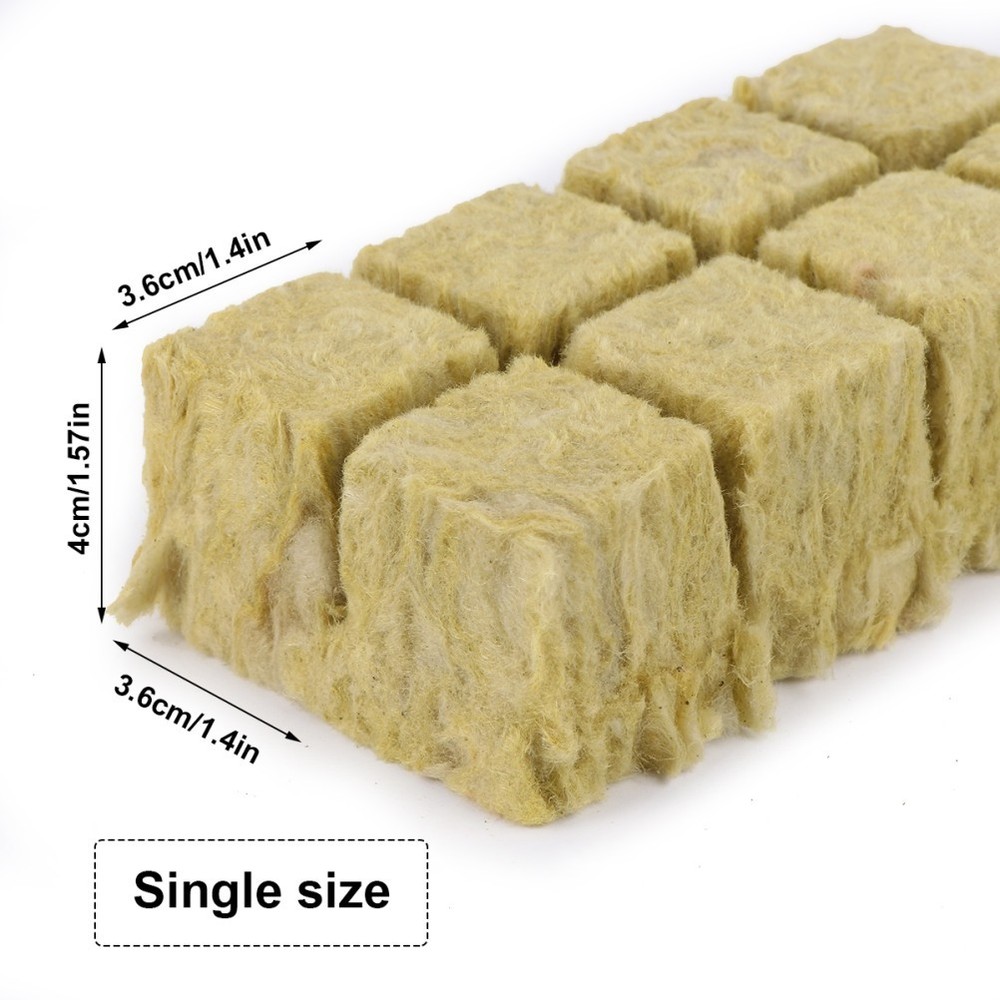 8 Pcs Hydroponic Starter Planting Wool Block Soilless Cultivation