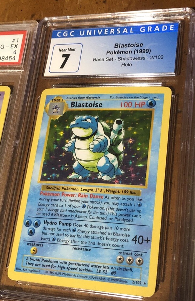 Base Set Complete All Shadowless Holos Near Mint Blastoise