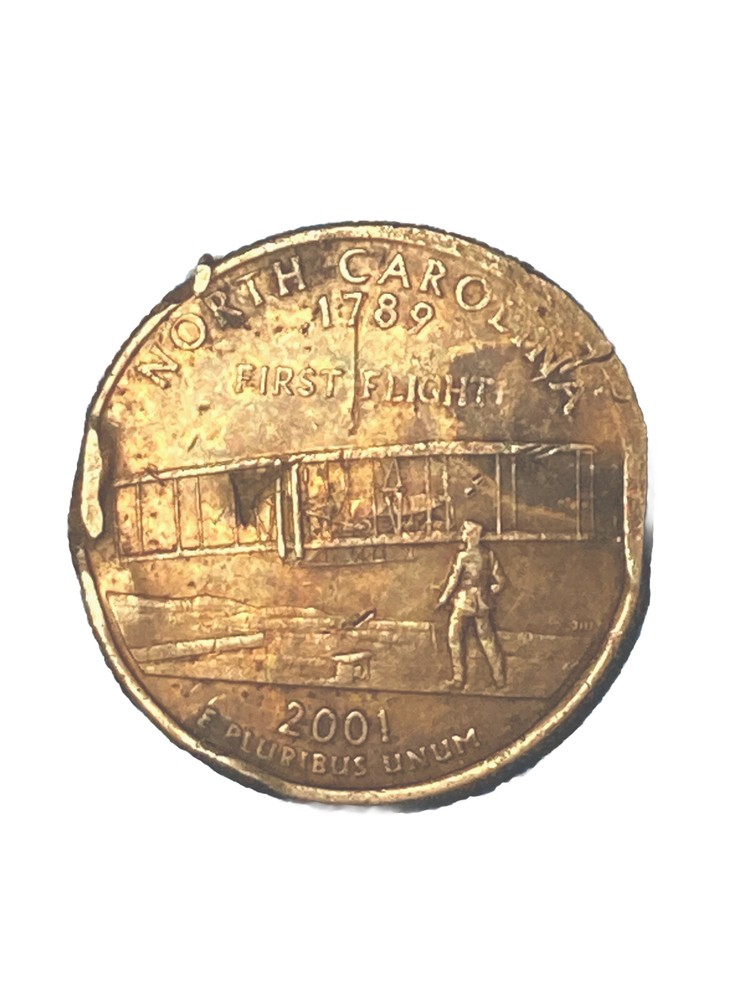 Look🔎Multi Error Quarter (2001 D North Carolina)