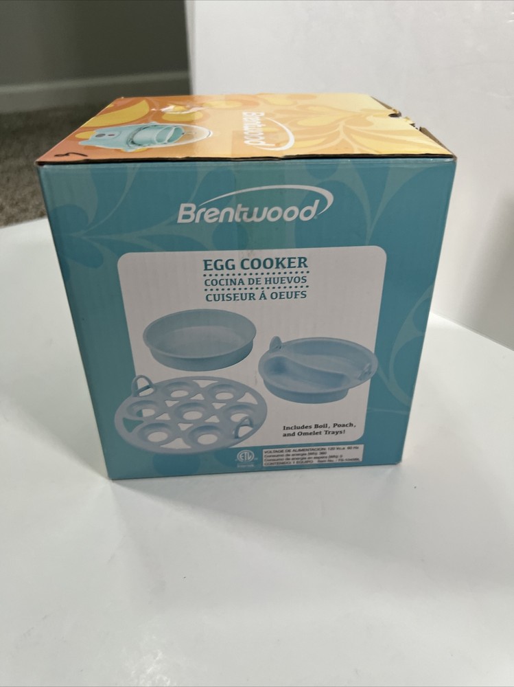 Brentwood Egg Cooker, TS-1045BL Open Box