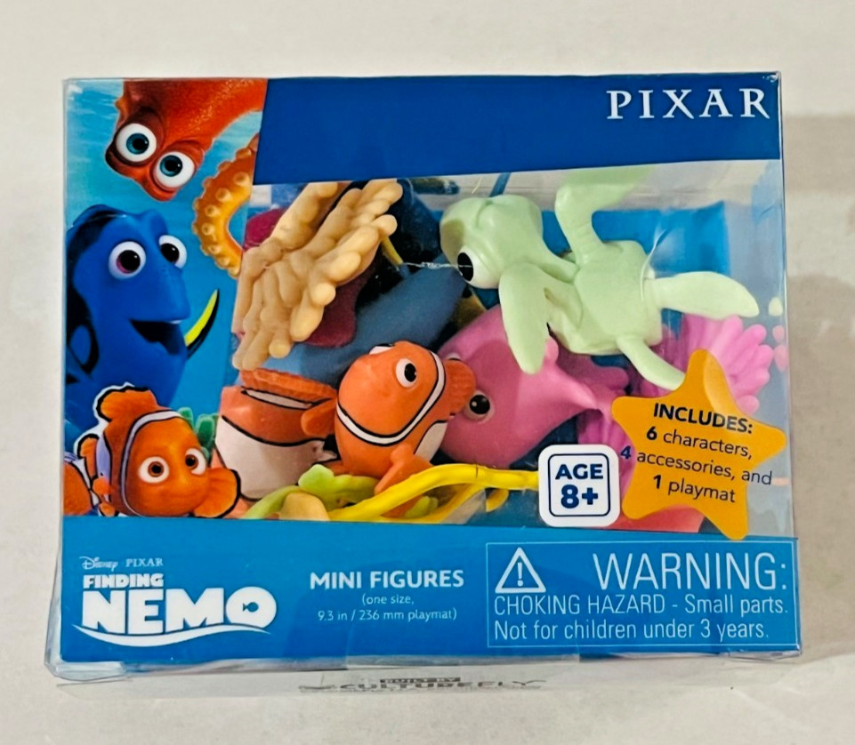 NEW Culturefly Critter Crate Disney Pixar Finding Nemo Mini Figures Set