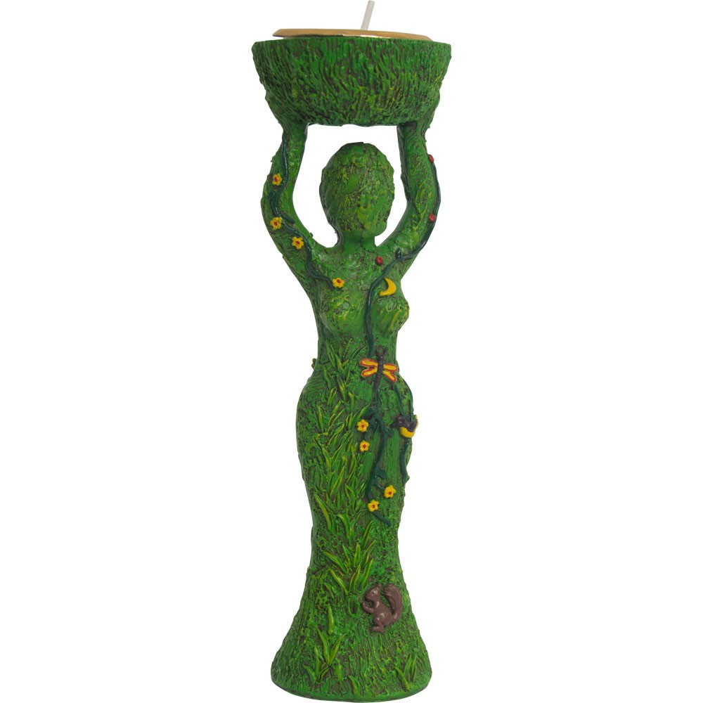 Nurturing Mother Goddess Tealight Candle Holder!