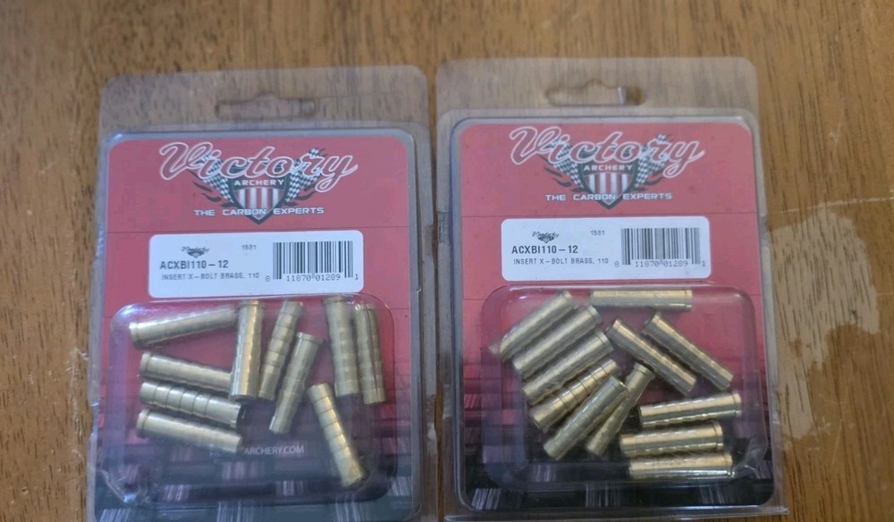 Victory Crossbow Bolt Brass Inserts