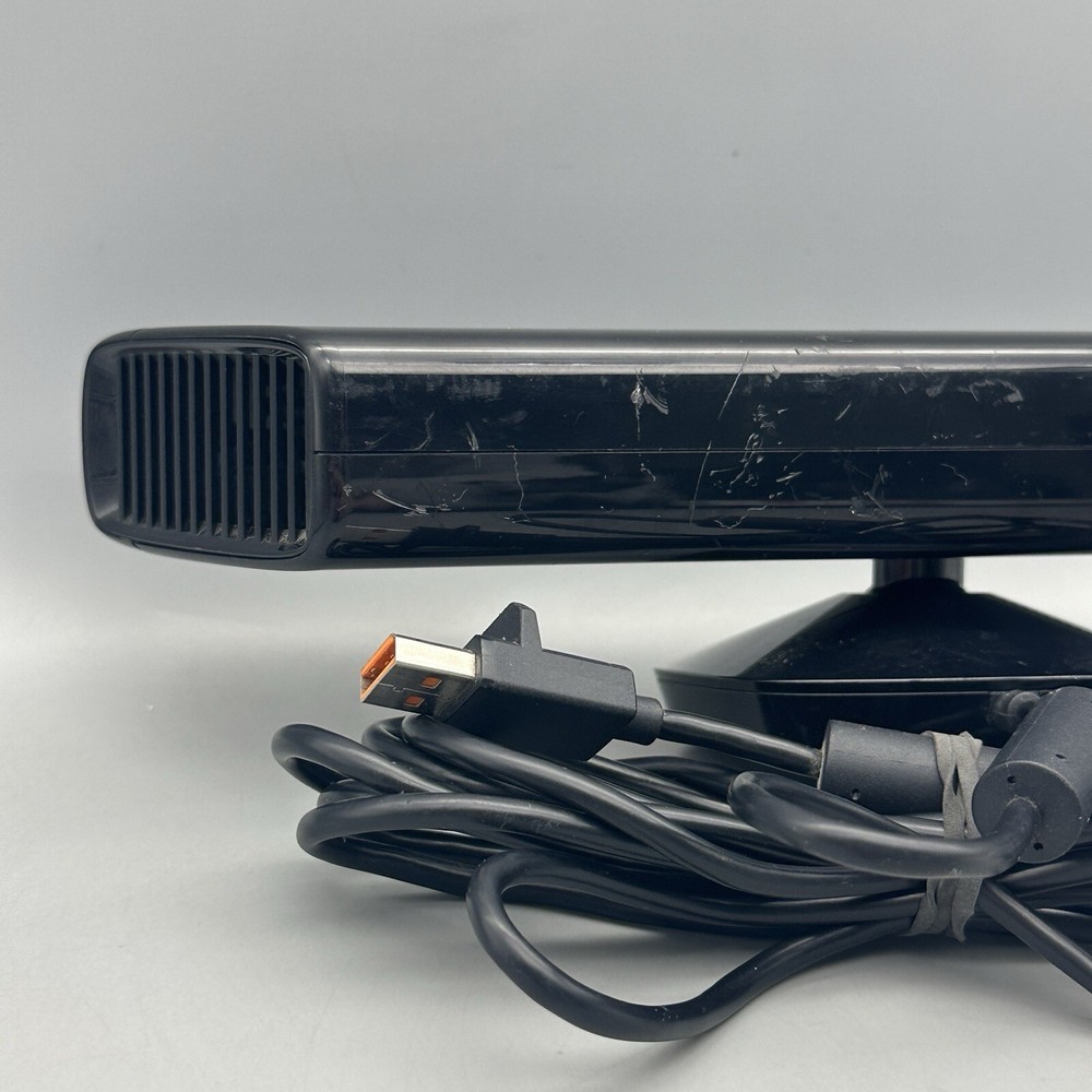 Microsoft Xbox 360 Kinect Sensor Bar 1414 w/ Kinect Adventures Game | TESTED