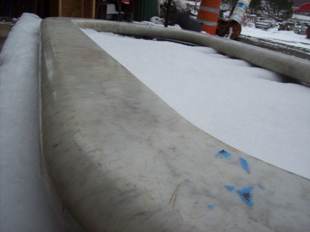 Marble rounded profile Tub ring