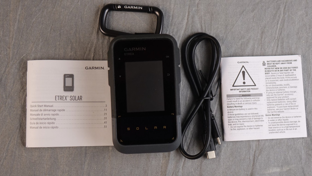 Garmin eTrex Solar Handheld GPS