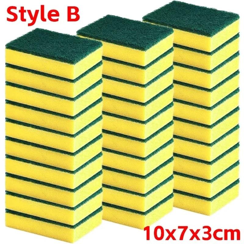 Double-Sided Magic Sponge Brush Highly Absorbent Rust Cleaner Kitchen Tool