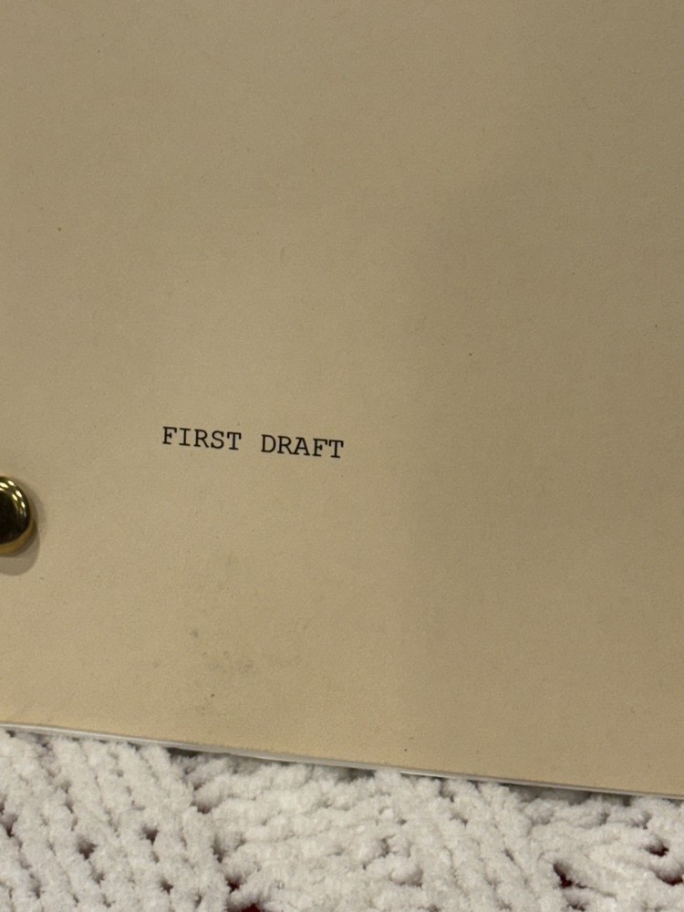 Whistle Blower Musical Script 1st Draft Yvette Freeman Hartley Rare Unproduced