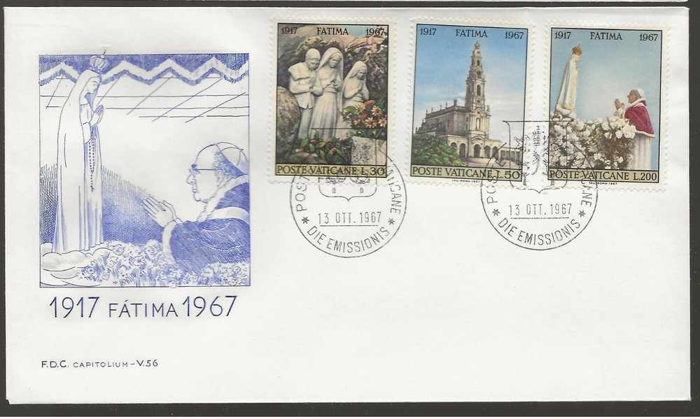 Vatican 1967 Nativity Issue FDC a