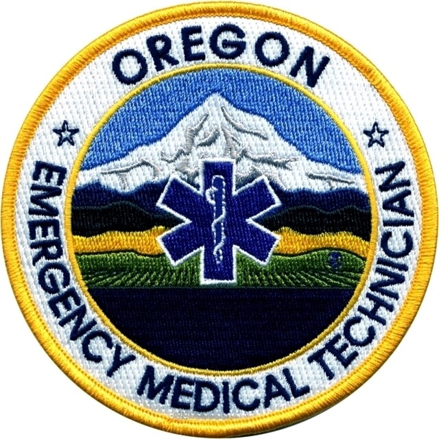 Oregon EMT Emergency Medical Technician patch OR