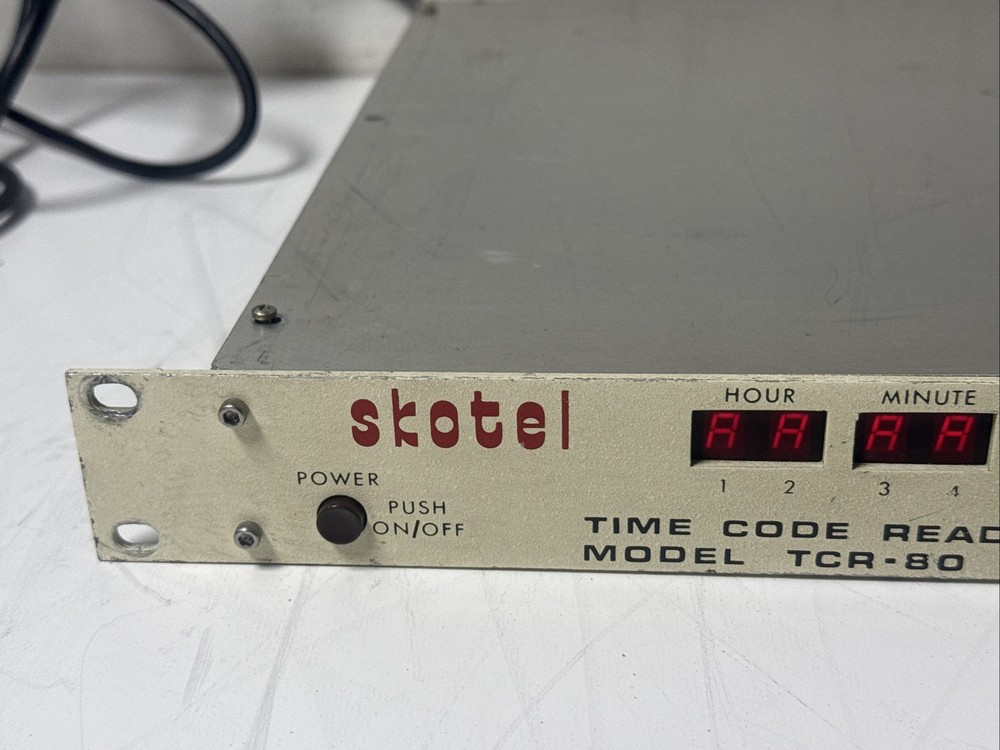 Vintage Skotel Time Code Reader Model TCR-80