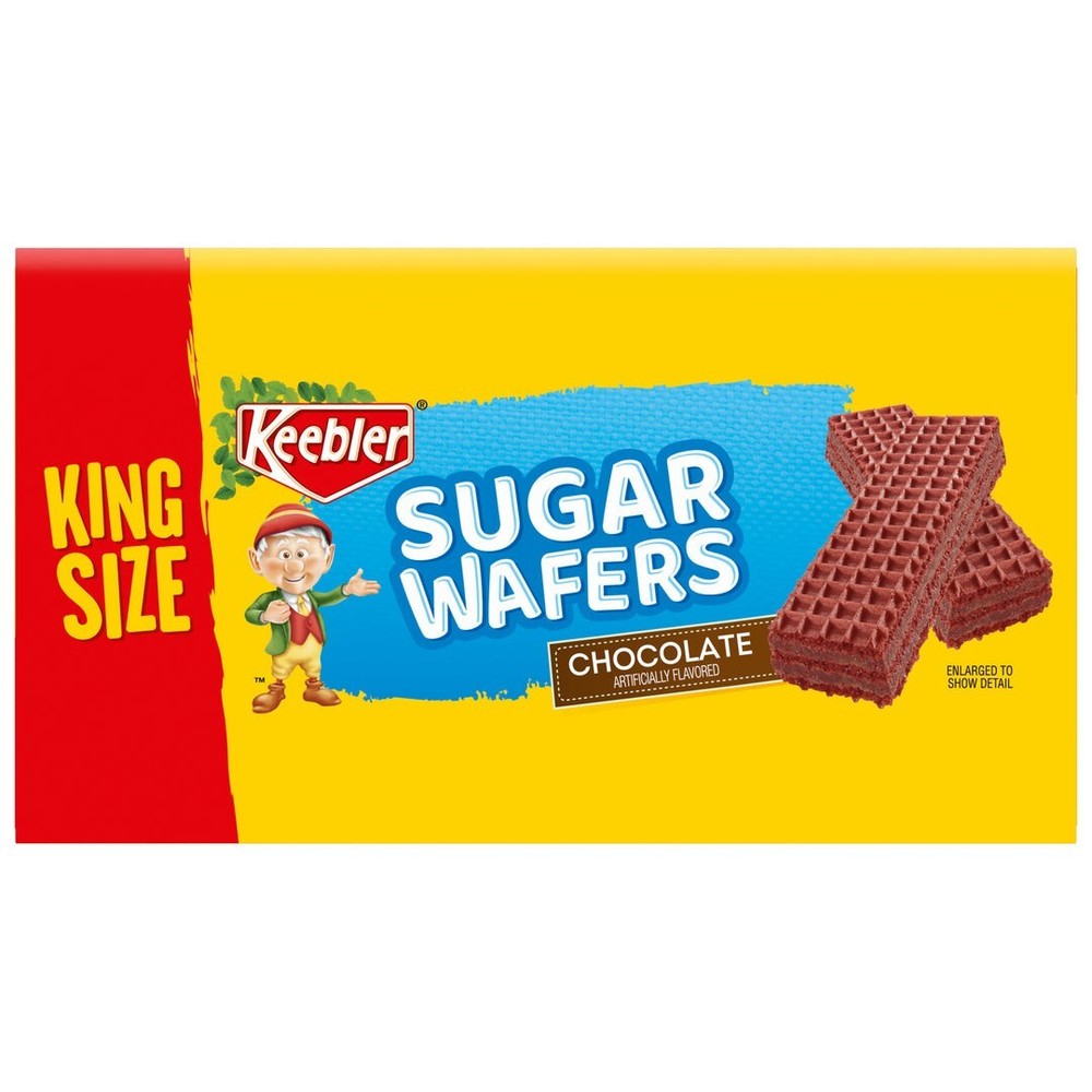 Keebler King Size Chocolate Sugar Wafers Value Pack Bundle, 4.4 OZ, 9 PACK