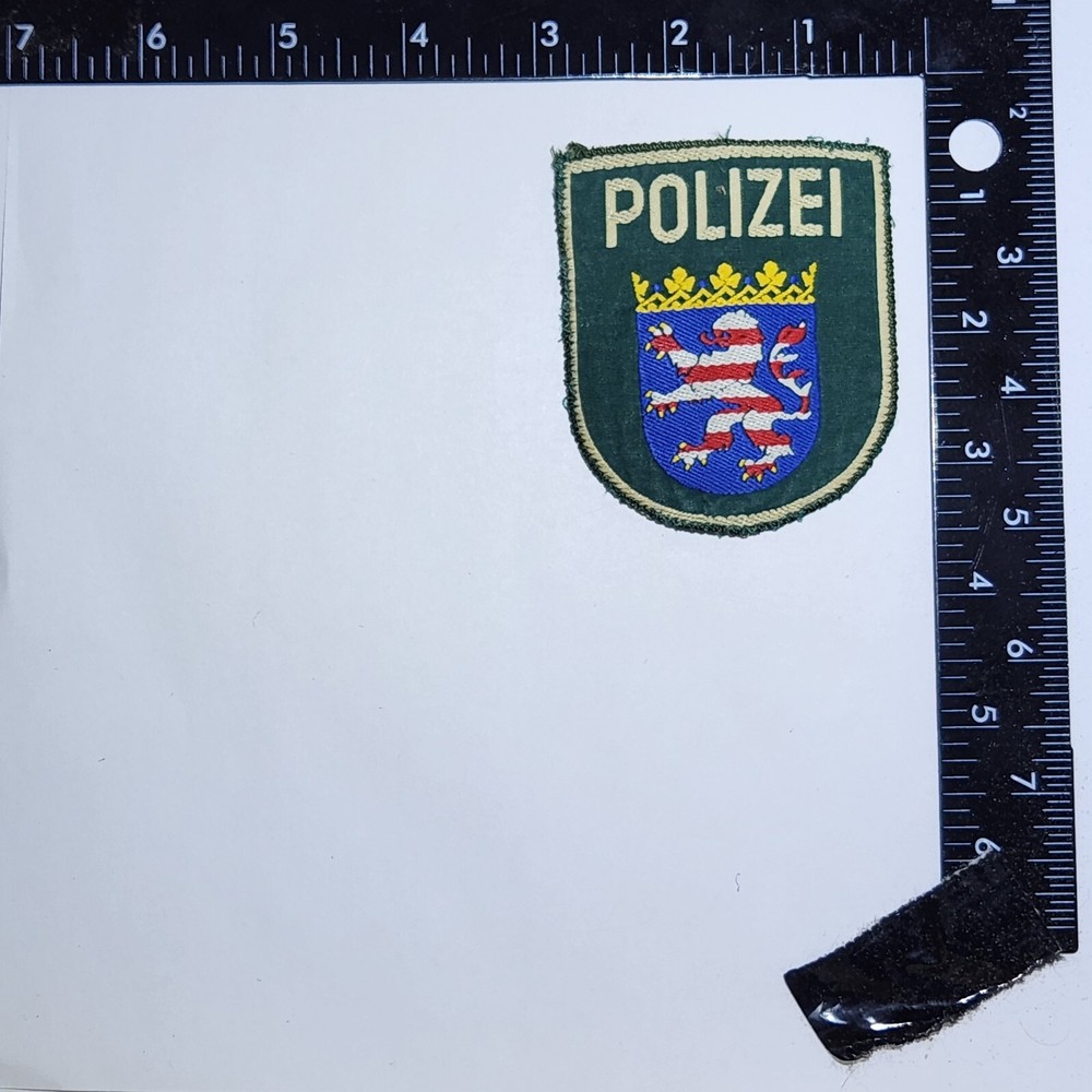 Polizei Patch. 3x3 Inches. Fair Condition!