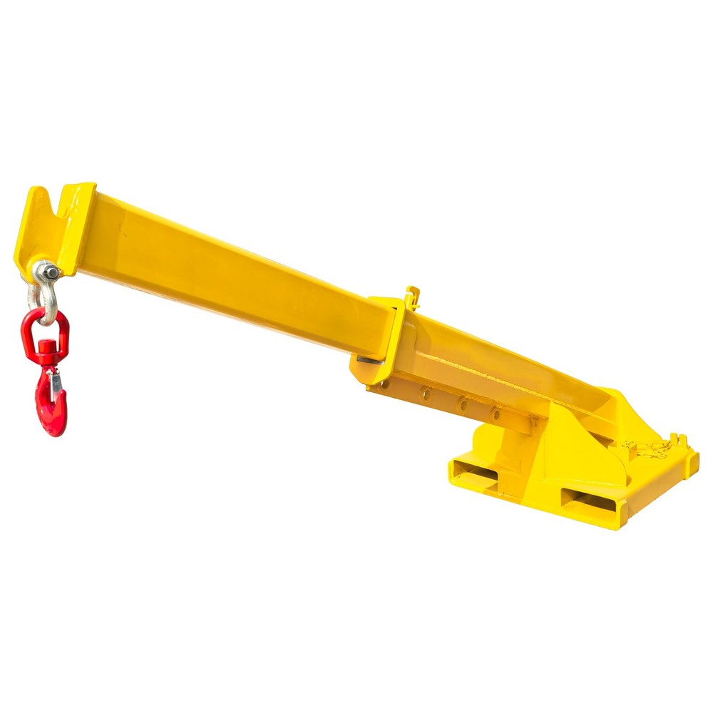 5T Forklift Telescopic Boom Adjustable Mobile Forklift Crane Lifting Attachment
