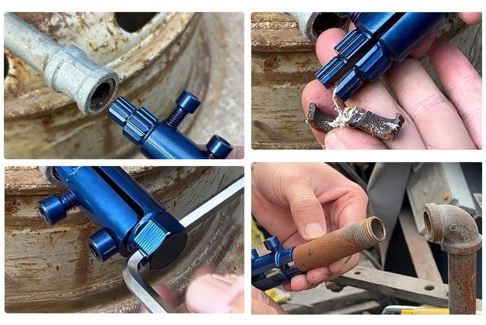 Broken Pipe & Screw Extractor Tool, Broken Faucet Extractor Removal Kit for 1...