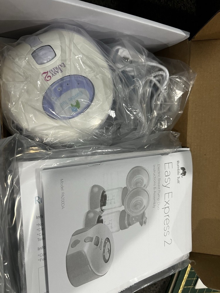 Rumble Tuff Easy Express 2 Electric Breast Pump Duo Open Box, Never Used