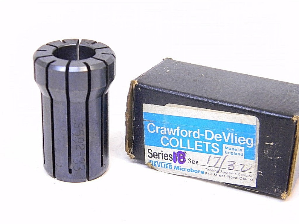 NEW SURPLUS DEVLIEG DA180 COLLET 17/32" (.5312)