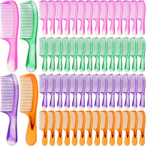 60 Pack Hair Combs Set Bulk Plastic Dressing Combs for Hair Styling