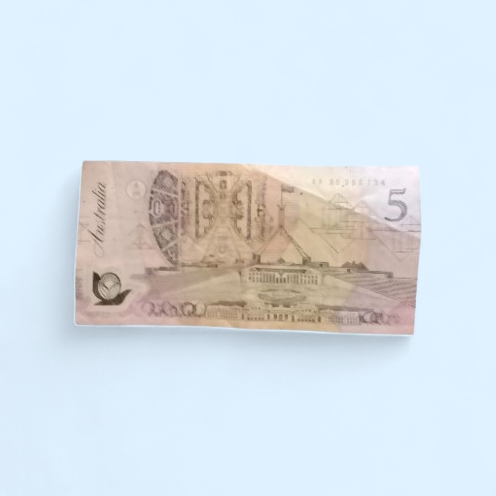 1995 AUSTRALIA AA95 FIRST PREFIX 5 DOLLAR CIRCULATED