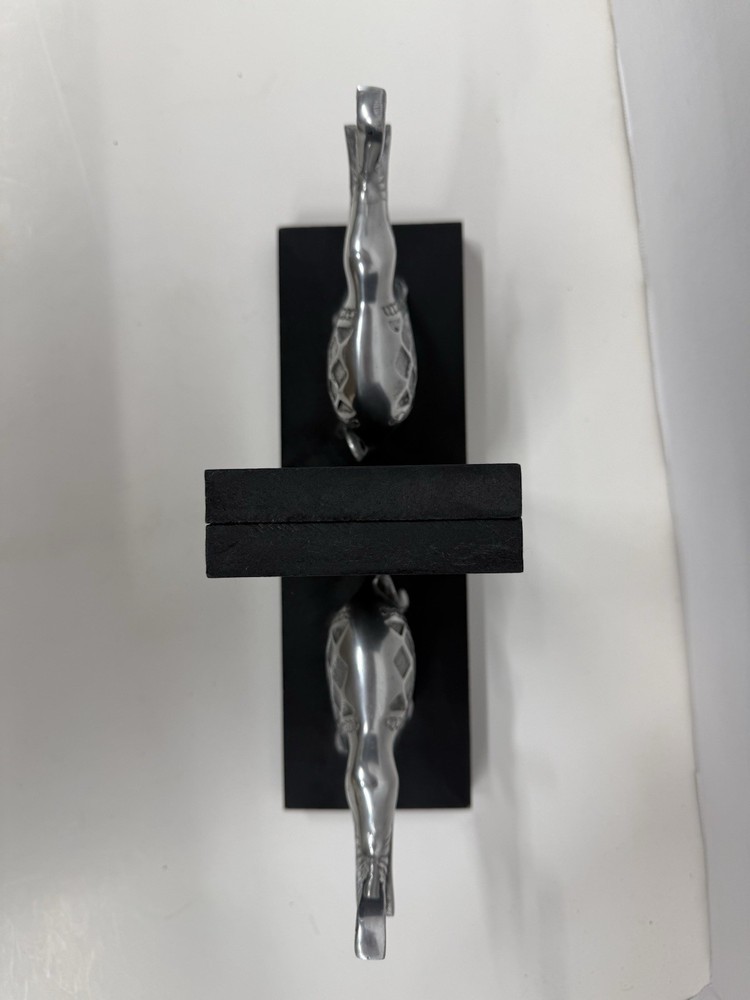Metal Elephant Bookends