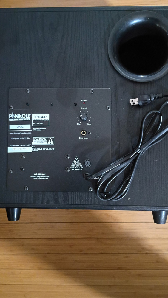 Pinnacle Speakers OPS12 Subwoofer, 12"