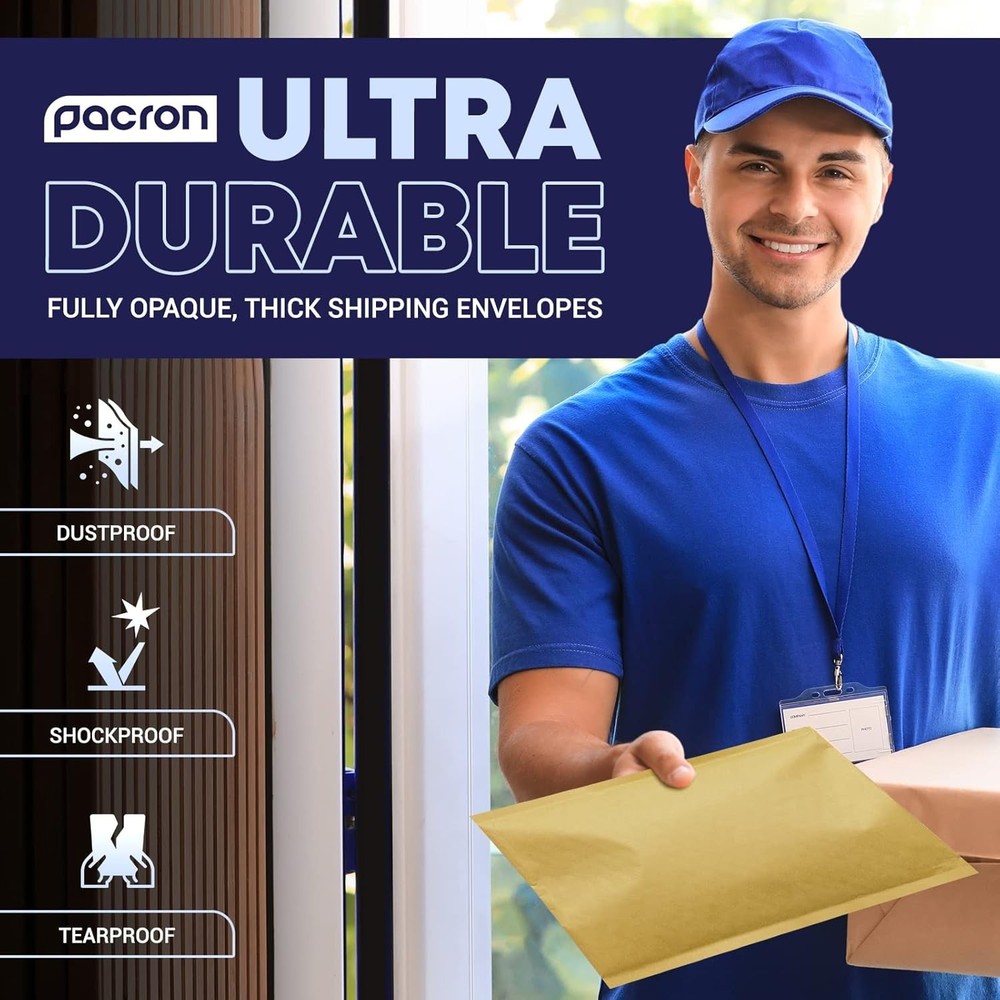 Kraft Padded Bubble Mailers Shipping Envelopes for Documents & More