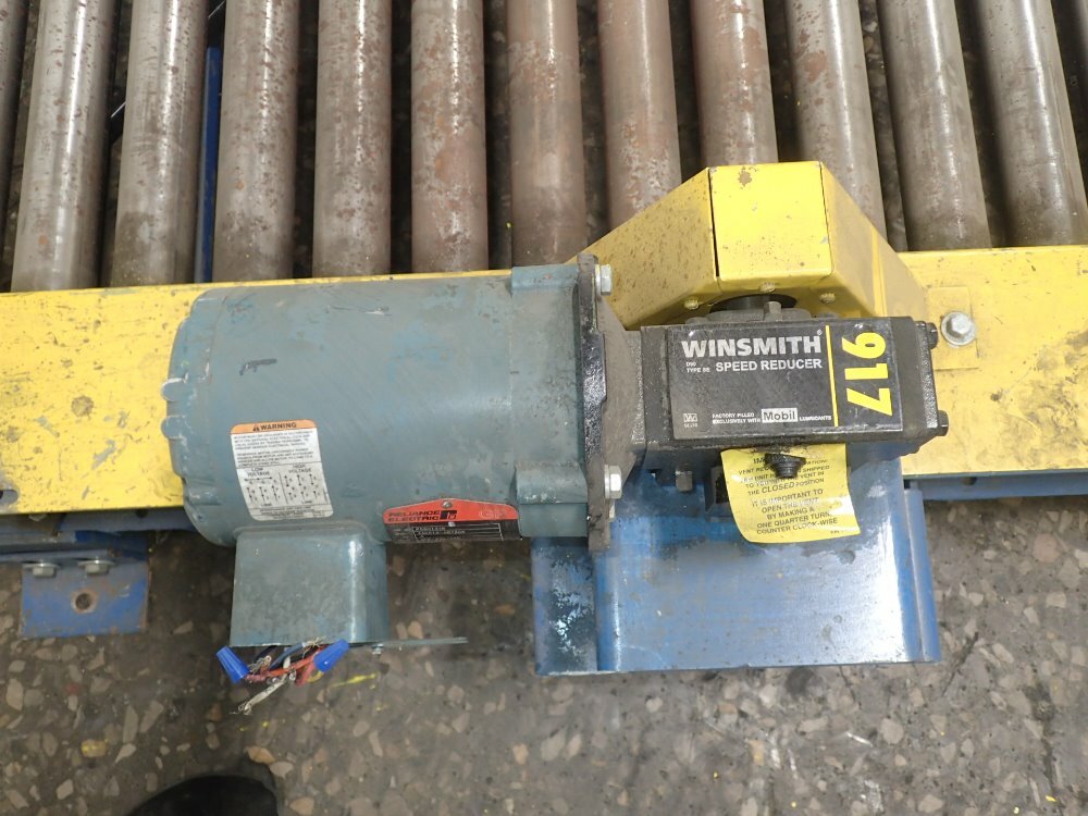 60" WIDE X 63" LONG ALBO CHAIN DRIVEN ROLLER CONVEYOR