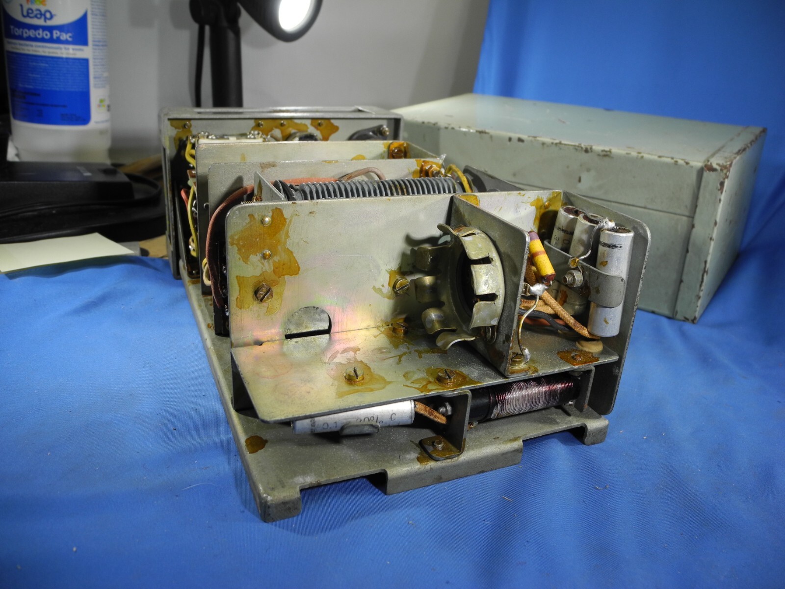 WW2 British Army Wireless radio Power Supply & LF Amplifier # 1 ZA 21531