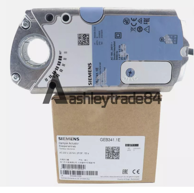 1pcs Siemens GEB341.1E electric switch regulating damper actuator.