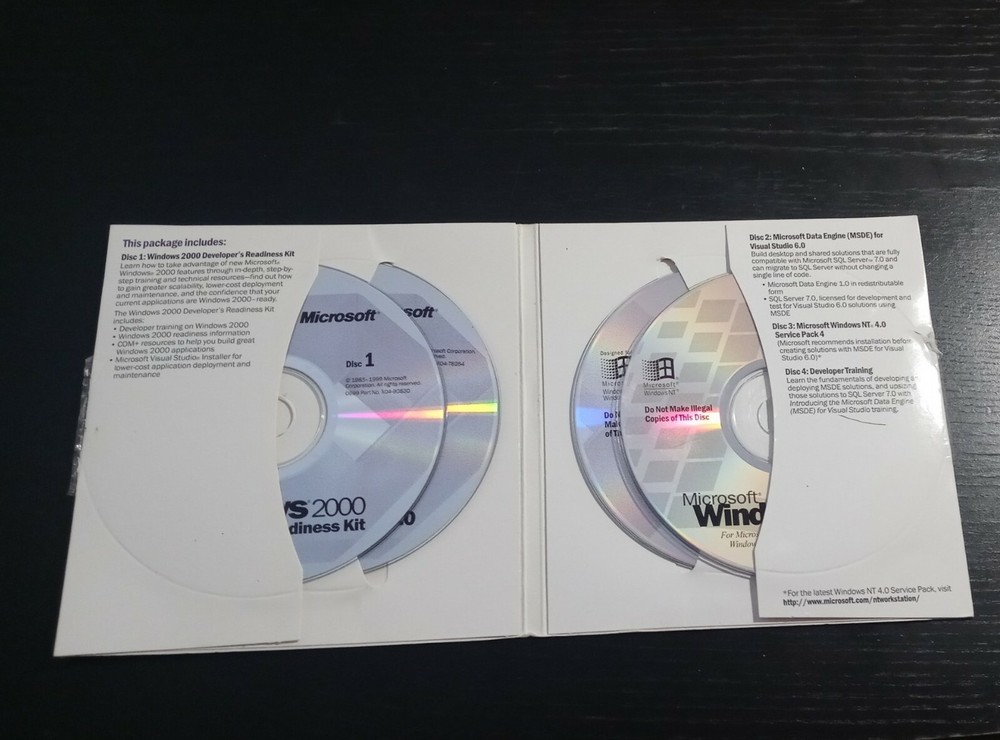 Microsoft Visual Studio 6.0  Plus Pack Windows 2000 Developers Readiness Kit