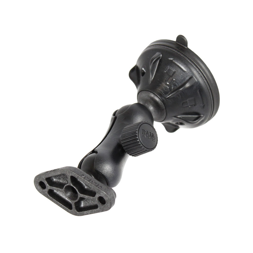 RAM RAP-B-166-2U Car Windshield / Flat Surface Suction Mount with Diamond Base