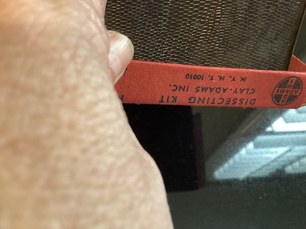 Dissecting Kit Clay Adams Model A199 1966