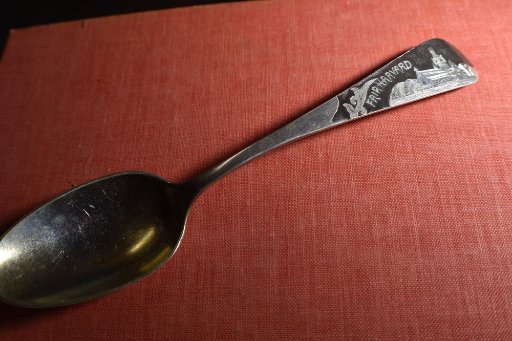 FAIR HARVARD Souvenir STERLING Spoon *EARLY*
