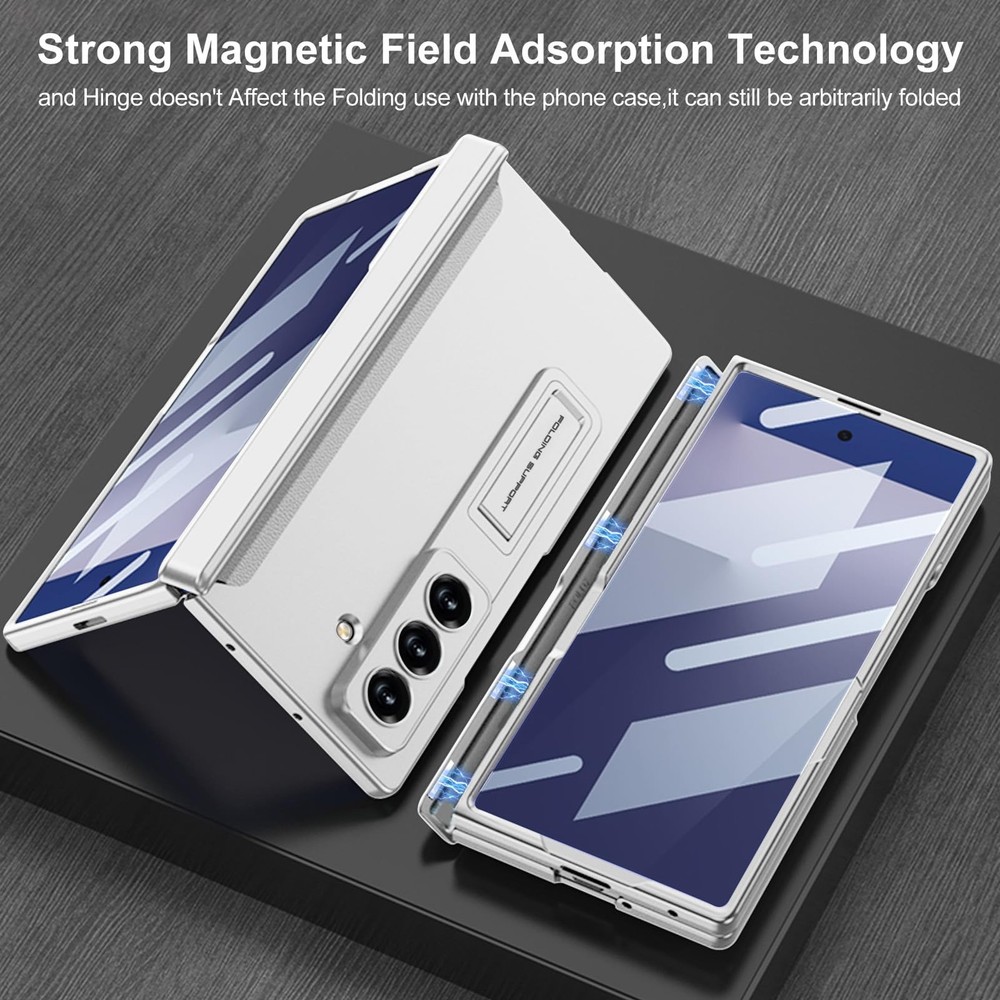 DOOTOO Samsung Galaxy Z Fold 7 Case Magnetic Hinge Coverage Protective Kickstand