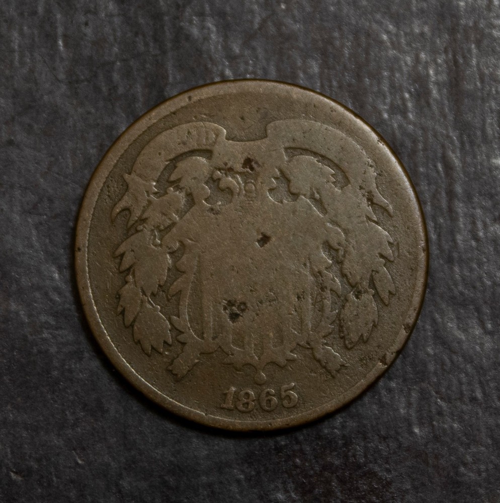 1865 Two Cent Piece Lot 4155