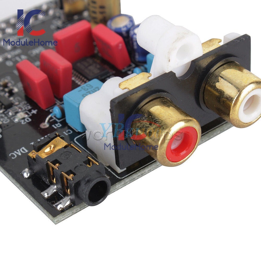 Black HIFI DAC Audio Sound Card Module I2S Interface For Raspberry Pi B Version