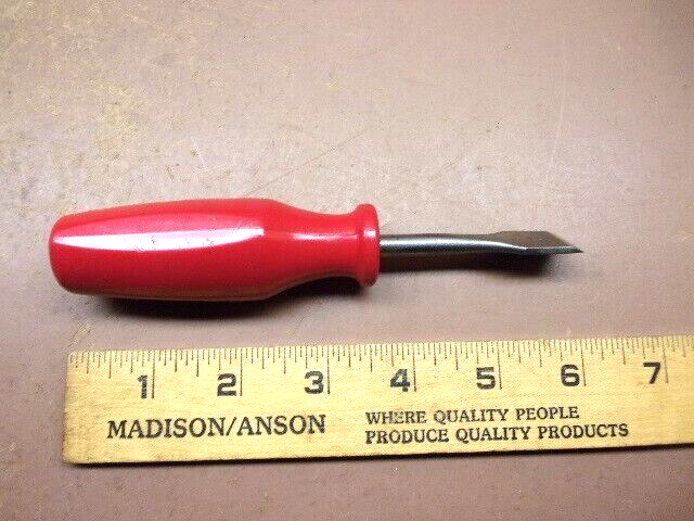 Two (2) Starter Chisels Sears 1/2" Socket & K-D 7/8" Tang Both Clean & Sharp!