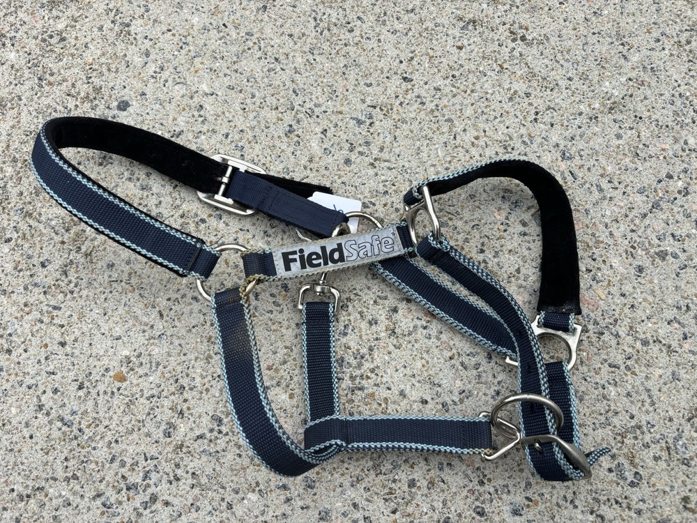 Field Safe Cob Size Halter - Breakaway/Reflective