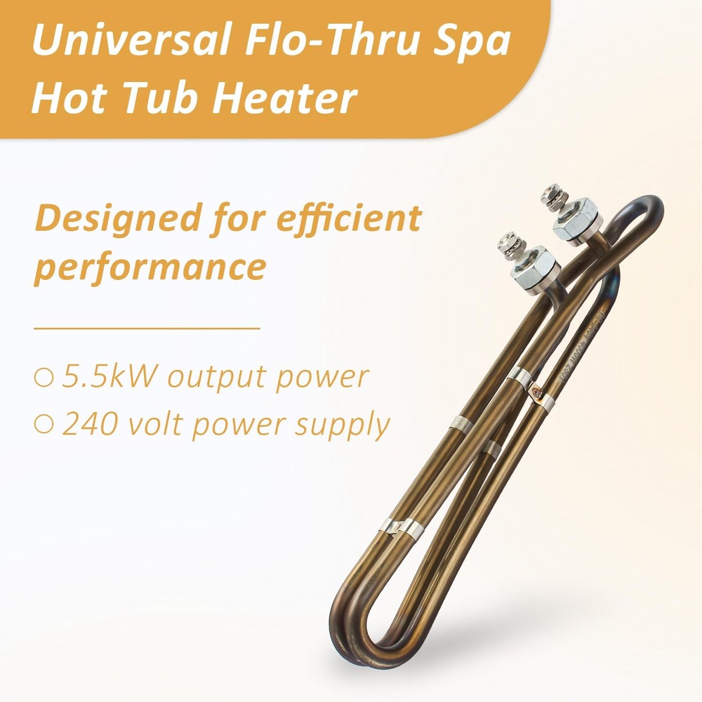 4.0KW 240V Univeral Heater Element Replacement for Balboa Spa Heater Element